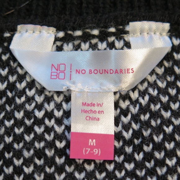 No Boundaries V-Neck Skull Print Sweater Vest Size M - Picture 5 of 7